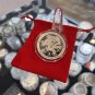 1 oz .999 FINE SILVER LOT OF 2 US Coins 2024 Year of the DRAGON BU ROUND IN A CAPSULE