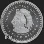 Aztec Mayan Calendar 1/4 Troy Oz Fine .999 Silver GSM 1 US Coin