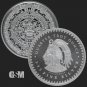 Aztec Mayan Calendar 1/4 Troy Oz Fine .999 Silver GSM 1 US Coin