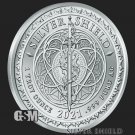 2021 1 OZ 999 PURE SILVER SHIELD ROUND BULLION 1 US Coin