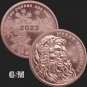 LOT OF 20 US Coins 1 OZ FINE MERRY CHRISTMAS SANTA 2023 COPPER ROUND BULLION