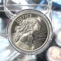 1 US Coin 1 oz .999 Fine JUSTICE 2023 Round Silver Shield BU IN A CAPSULE