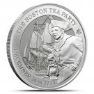 2023 1 oz St. Helena Silver The Boston Tea Party BU 1 US Coin