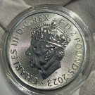 1 US coin 2023 UK 2 Pound Silver King Charles Britannia Coronation 1 oz BU