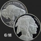 Buffalo Fractional Silver Round 1/4 Troy Oz GSM .999 Fine Silver 1 US Coin