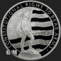 The Right To Bear Arms Second Amendment 1 oz .999 Silver USA Made BU Round 1 US Coin