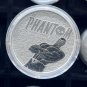 THE PHANTOM 2022 1 oz .9999 Pure Silver Tuvalu BU in capsule 1 US Coin