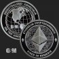2021 Ethereum Crypto Commemorative Round 1oz 999 Silver ETH GSM 1 US Coin