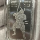 Samurai Warrior BAR 1oz .999 FINE SILVER BU in AIR TITE CAPSULE 1 US Coin