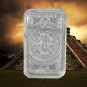 special 5 oz .999 Fine Silver Aztec Calendar Silver Bar in a capsule 1 US Coin