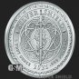 Liberty or Death 2nd amendment guns crossed skull 1 oz .999 Silver Shield BU 1 US Coin