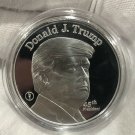 LOT OF 3 US Coins 1 oz .999 Pure Silver Donald J Trump 45th President CAPSULE