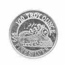 1 US Coin .999 FINE SILVER 1/10 of an ounce rounds train monarch precious