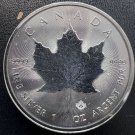 Random year CANADA Maple Leaf 1oz FINE SILVER .9999 in a flip 1 US Coin
