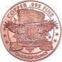 FEAR THE JACKALOPE ROUND 1 Oz Pure Fine .999 Copper BU 1 US Coin