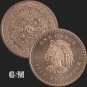 Aztec calendar GSM 1 oz copper round 1 US Coin