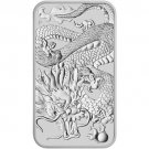 1 US Coin 2022 Australia DRAGON rectangular .9999 ultra fine silver Perth Mint