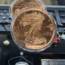 1 US Coin Walking Liberty .999 Fine Copper Round Golden State Mint 5 Oz