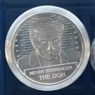 LOT OF 10 US Coins 1 oz .999 Fine Silver Round The Don Never surrender mugshot Trump