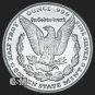 1 US Coin Morgan Fractional 1/2 oz Silver Round .999 Pure Fine BU