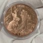 1 US Coin 1 oz .999 Copper Round Cryptid Creatures Series JACKALOPE CAPSULE GIFT POUCH
