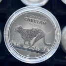 2021 Australian Zoo Chettah 1 oz .999 silver 1 US coin BU in capsule
