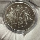 1 US Coin 2021 Rising Virtues 1 oz .999 Silver Shield Round USA Made BU in capsule