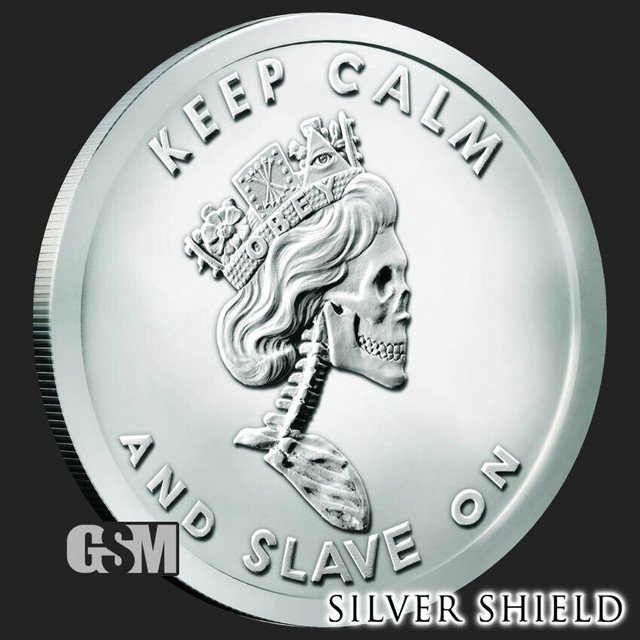 2021 Silver Shield ROYAL HIGHNESS BU 1 oz .999 Pure Silver Round AG GSM 1 US Coin