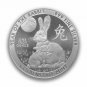 NEW 1 US Coin 2023 1 oz 999 Fine Silver Round Year of the RABBIT calendar IN A CAPSULE
