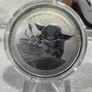 1 US Coin 2022 Niue 1 oz Silver $2 Star Wars Grogu Baby Yoda BU