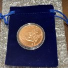 1 US Coin Dont Mess With Me 1 oz Copper Round BU Alligator IN A CAPSULE GIFT POUCH USA