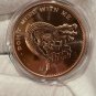 1 US Coin Dont Mess With Me 1 oz Copper Round BU Alligator IN A CAPSULE GIFT POUCH USA