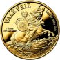 1 oz .999 silver Norse God FREYA God Of LOVE valkyrie horse GOLD PLATED 1 US Coin