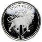 John Wick Continental 1 oz .999 Silver Round BU Lion and Lady Liberty 1 US Coin