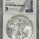 1 US Coin 2020 Eagle s$1 Silver MS 69 NGC LOC 9 