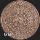 tube of 20 US coins Aztec calendar GSM 1 oz copper round