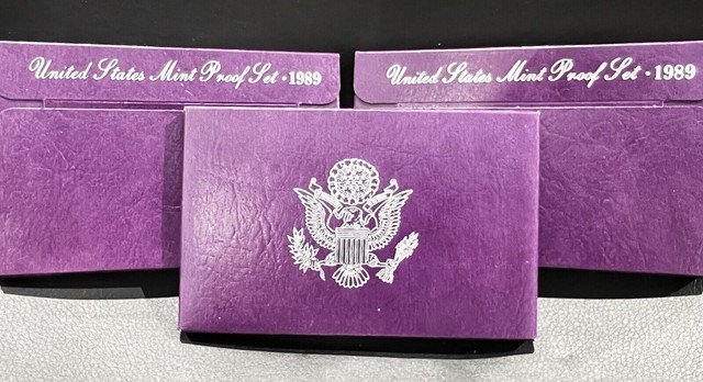 5 US Coins 1989 S Proof Set Original Box COA US Mint Loc JM