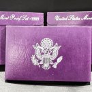 5 US Coins 1989 S Proof Set Original Box COA US Mint Loc JM