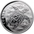 2021 Niue Hawksbill Turtle $2 1 oz Silver 1 US Coin GEM BU