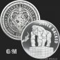 1 US Coin 2022 Backed GORILLA 1 oz .999 Silver Shield Round BU GSM