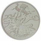KRAKEN 1 oz .999 Fine Silver Round Anonymous Mint Satin Finish 1 US Coin BU