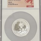 2oz 2016P AUSTRALIA S$2 YEAR OF THE MONKEY MS 69 NGC 1 US Coin