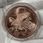 DONALD TRUMP 1 US Coin 2 oz. Copper Round 45TH PRESIDENT Free Protective Capsule