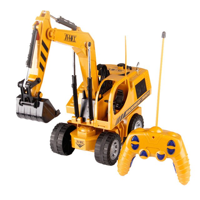model 5CH RC excavator wheel truck tractor engineering car brinquedos toy for Children