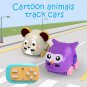 Mini purple cartoon animal RC car Electric kids Toys Hand Control 360 rotation Model
