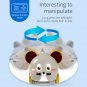 Mini grey cartoon animal RC car Electric kids Toys Hand Control 360 rotation Model