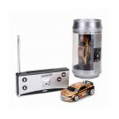 Coke Can Brown Car Mini Racing Vehicle Radio Remote Control Micro 4 Frequencies