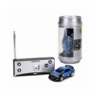 Coke Can blue Car Mini Racing Vehicle Radio Remote Control Micro 4 Frequencies