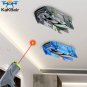 Electric green car Toys RC Infrared wall climbing stunt Follow Light Drift 360 Rotating