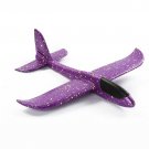 EPP Foam Hand Throw purple Airplane 35CM Outdoor Launch Glider Plane Interesting Toys